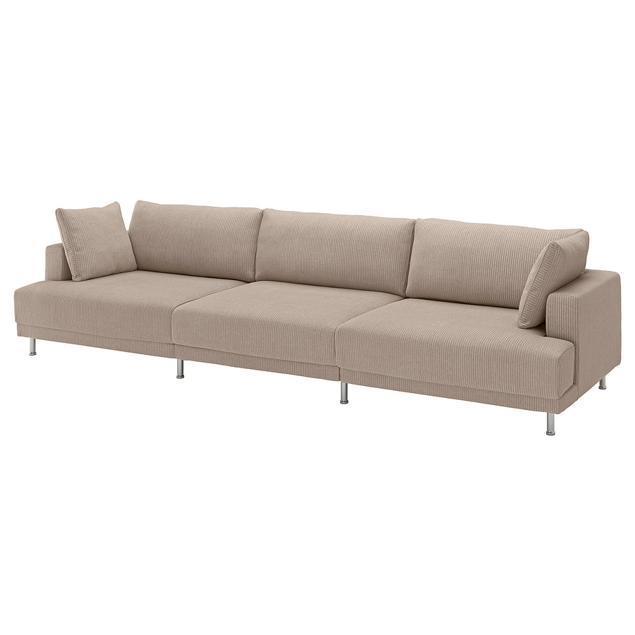 UPPÅKRA 4,5-seat modular sofa, Samsala grey-beige, 364x95x107 cm