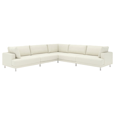 UPPÅKRA modular corner sofa, 6 seat, Axvall off-white