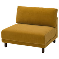 UPPÅKRA 1.5-seat module, Samsala yellow-brown, 110x95x107 cm