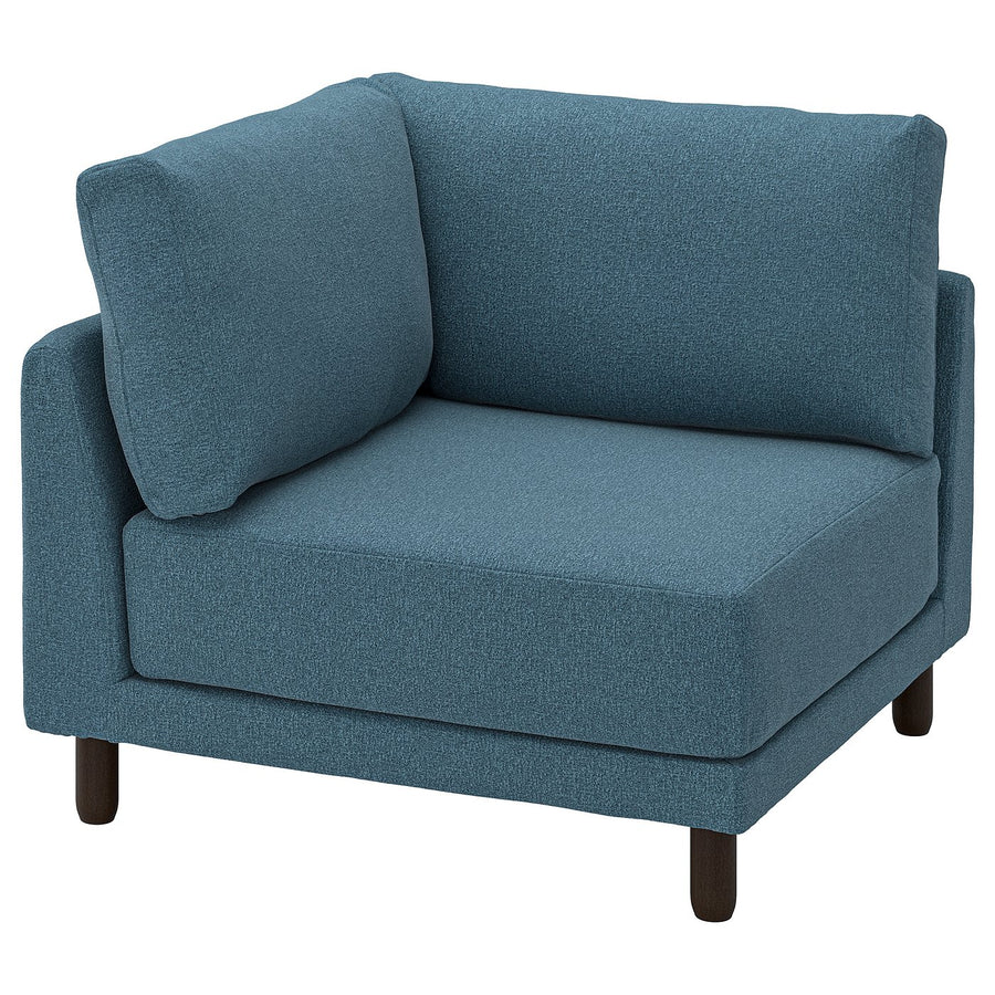 UPPÅKRA corner module, Axvall dark grey-blue, 91x14x105 cm
