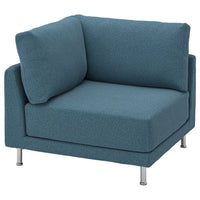 UPPÅKRA corner module, Axvall dark grey-blue, 105x95x105 cm