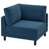 UPPÅKRA corner module, Samsala dark blue, 105x95x105 cm