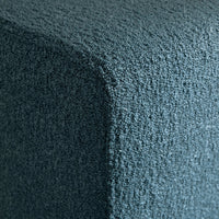 UPPÅKRA cover for 1.5-seat module, right, Axvall dark grey-blue, 70x71x95 cm
