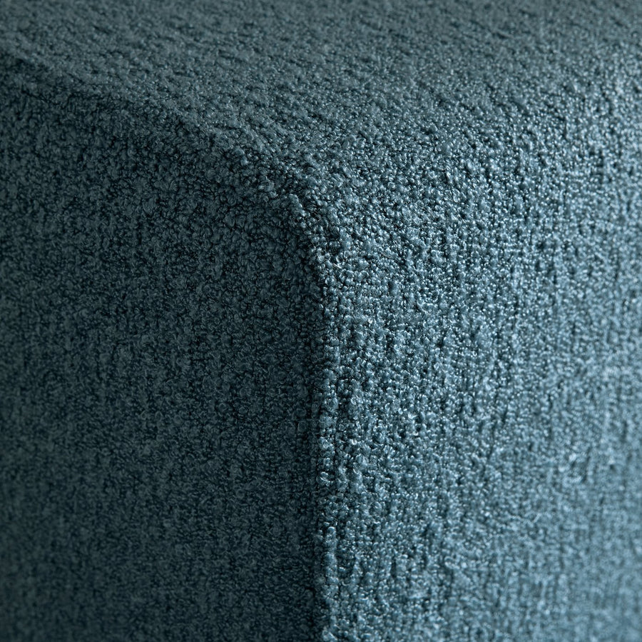 UPPÅKRA cover for footstool, Axvall dark grey-blue, 70x71x95 cm