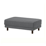 UPPÅKRA footstool, Johanneshov dark grey, 127x46x77 cm