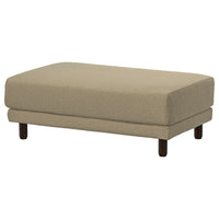 UPPÅKRA footstool, Johanneshov brown-beige, 127x46x77 cm