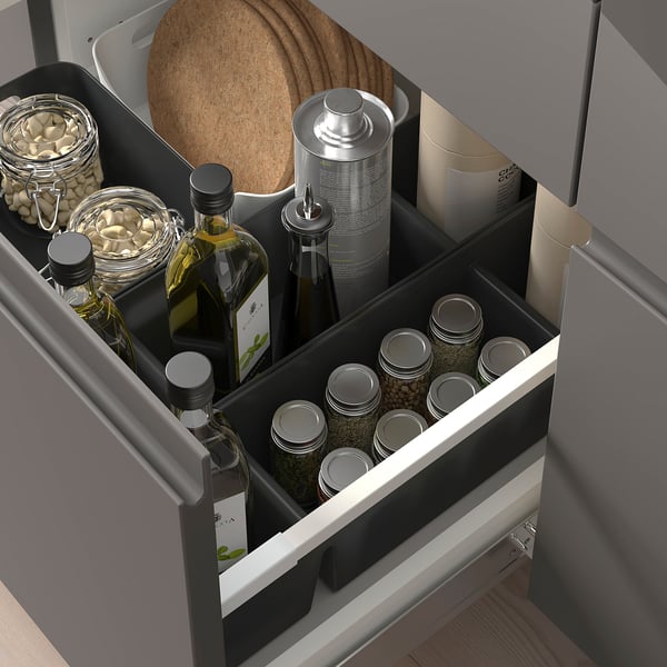 UPPDATERA box, anthracite, 50x12 cm