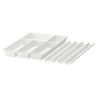 UPPDATERA cutlery tray/spice rack, white, 52x50 cm