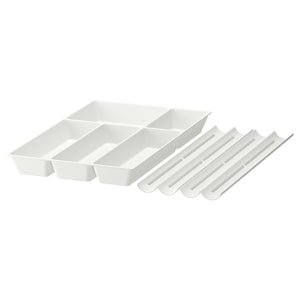 UPPDATERA cutlery tray/spice rack, white, 52x50 cm
