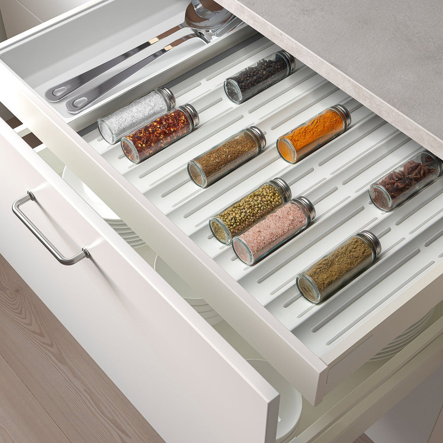 UPPDATERA spice rack, white, 49.5x10 cm