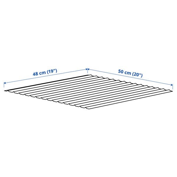 Ikea UPPDATERA - Drawer mat, grey, 50x48 cm