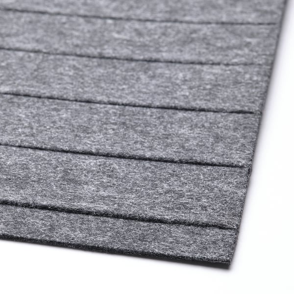 UPPDATERA drawer mat, grey, 50x48 cm
