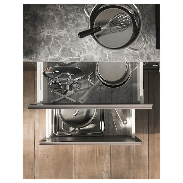 UPPDATERA drawer mat, grey, 50x96 cm