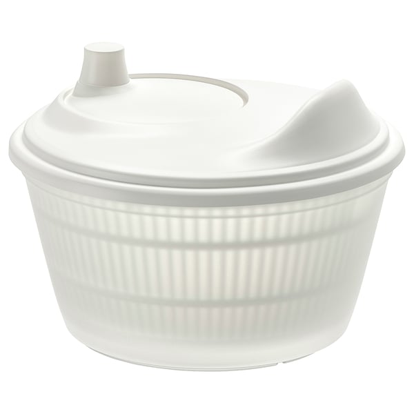 UPPFYLLD salad spinner, white, 23 cm