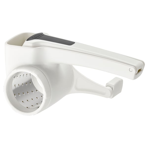 UPPFYLLD rotary grater, set of 2, white, 17x12 cm