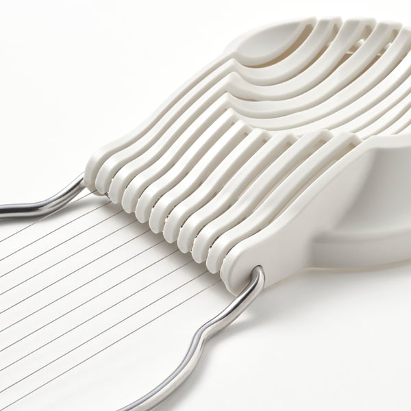 UPPFYLLD egg slicer, off-white, 13x10 cm