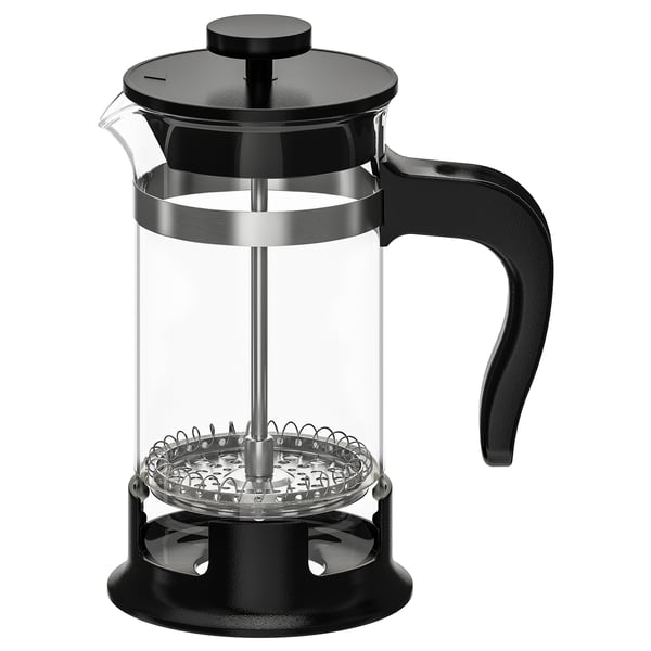 UPPHETTA coffee/tea maker, glass/stainless steel, 0.4 l