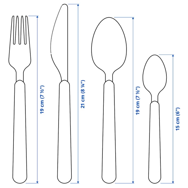 UPPHÖJD 16-piece cutlery set, beige
