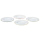 UPPLAGA side plate, white/mixed colours, 22 cm, 4 pack