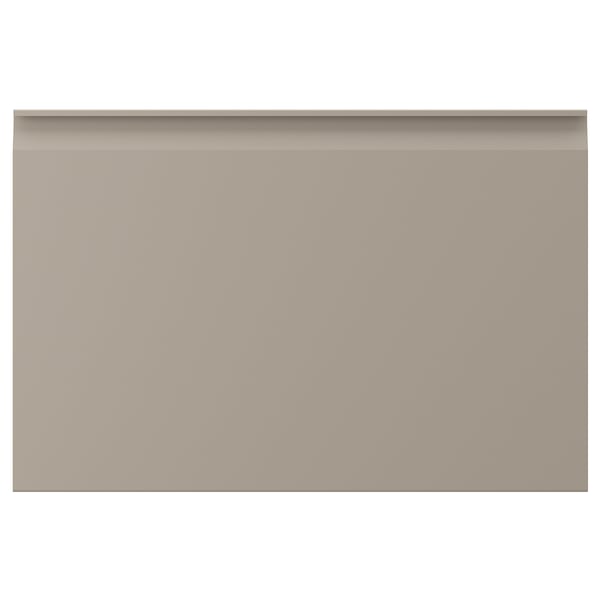 UPPLÖV door, matt dark beige, 60x40 cm