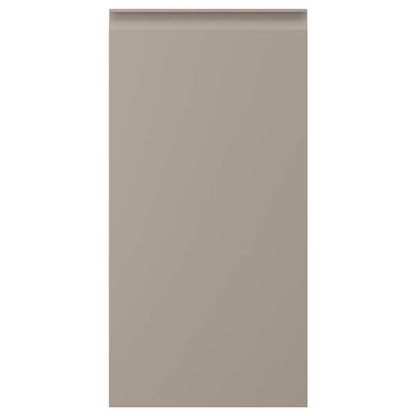 UPPLÖV door, matt dark beige, 40x80 cm