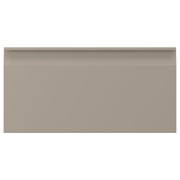 UPPLÖV drawer front, matt dark beige, 40x20 cm