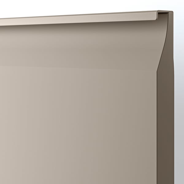 UPPLÖV drawer front, matt dark beige, 40x20 cm
