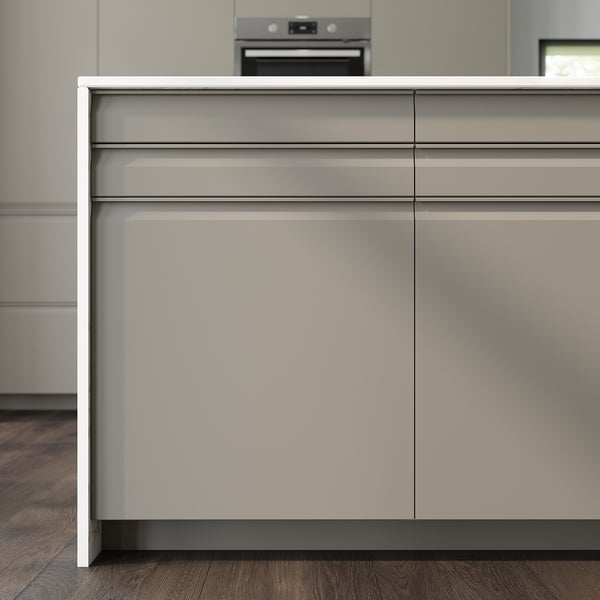 UPPLÖV drawer front, matt dark beige, 40x20 cm