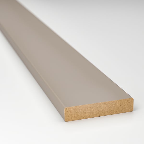 UPPLÖV deco strip, matt dark beige, 221x1 cm