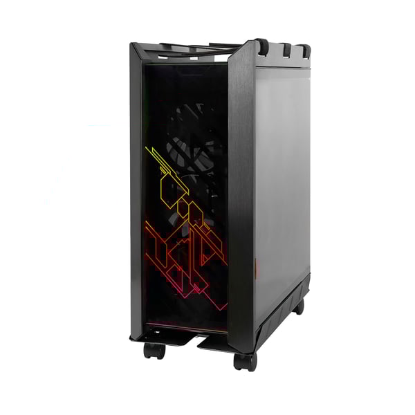 UPPSPEL cpu stand with castors, dark grey, 340 mm