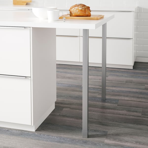 UTBY leg, stainless steel, 88 cm