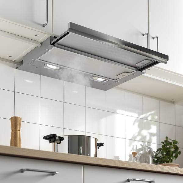 UTDRAG built-in extractor hood, stainless steel, 60 cm