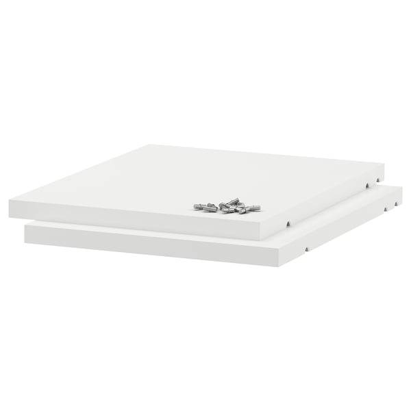 UTRUSTA shelf, white, 30 cm, 2 pack