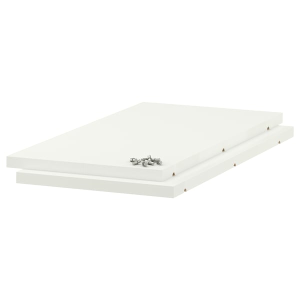 UTRUSTA shelf, white, 30 cm, 2 pack