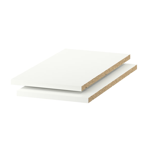 UTRUSTA shelf, white, 30 cm, 2 pack