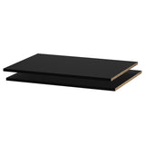 UTRUSTA shelf, black-grey, 80x60 cm, 2 pack