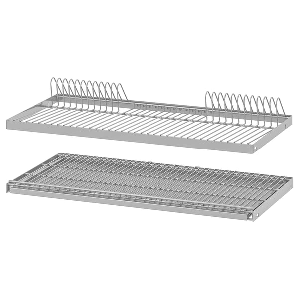 UTRUSTA dish drainer for wall cabinet, 80x35 cm
