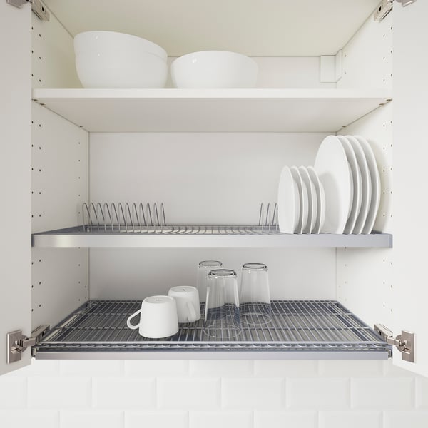 UTRUSTA dish drainer for wall cabinet, 80x35 cm