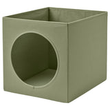 UTSÅDD cat house, green, 33x38x33 cm