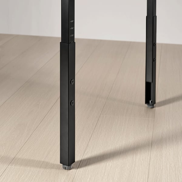 UTVISNING gaming desk with shelf, black, 120x60 cm