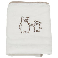 VÄDRA cover for babycare mat, white/terry, 48x74 cm