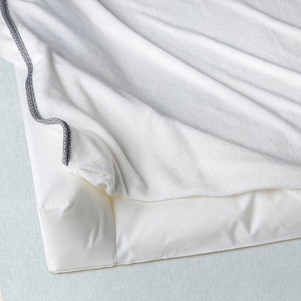 VÄDRA cover for babycare mat, white, 75x74 cm