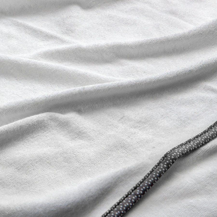 VÄDRA babycare mat with cover, white/terry, 75x74 cm