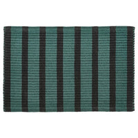 VÄGSKYLT door mat, blue-green/black, 40x60 cm