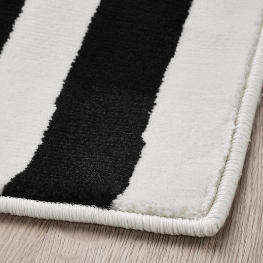 VÄNDPLATS rug, low pile, multicolour/stripe, 170x240 cm
