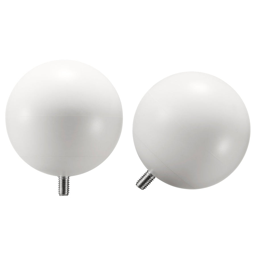 VÄSENTLIG finials, 1 pair, white, 5 cm