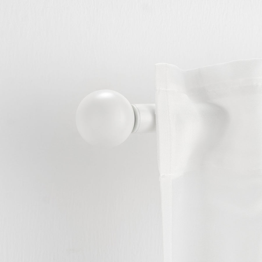 VÄSENTLIG finials, 1 pair, white, 5 cm