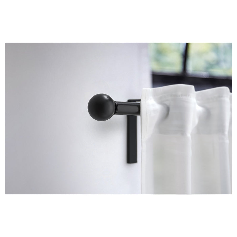 VÄSENTLIG finials, 1 pair, black, 5 cm