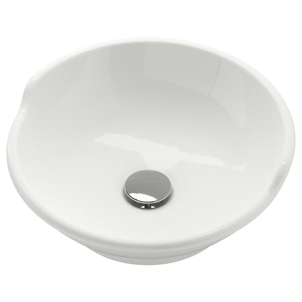 VÄSTERSJÖN countertop wash-basin, white, 40 cm