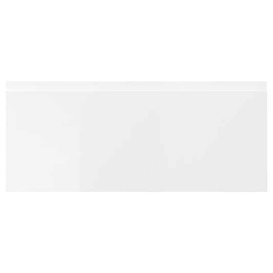 VÄSTERVIKEN drawer front, high-gloss white, 60x26 cm